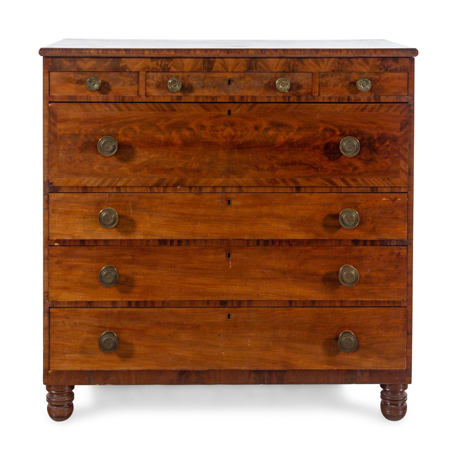 A Classical Style Mahogany Chest of Drawers