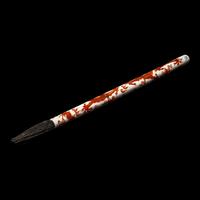 A Chinese Gilt Highlighted and Iron Red Decorated Porcelain Brush