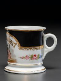A Fireman's Porcelain Occupational Shaving Mug