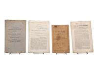 [POLITICS]. A group of 19th-century political, legal, and labor-related pamphlets, including Stephen Douglas's death, comprising: