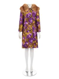 Michael Kors Swing Coat Trimmed with Fox Fur, Fall 2008