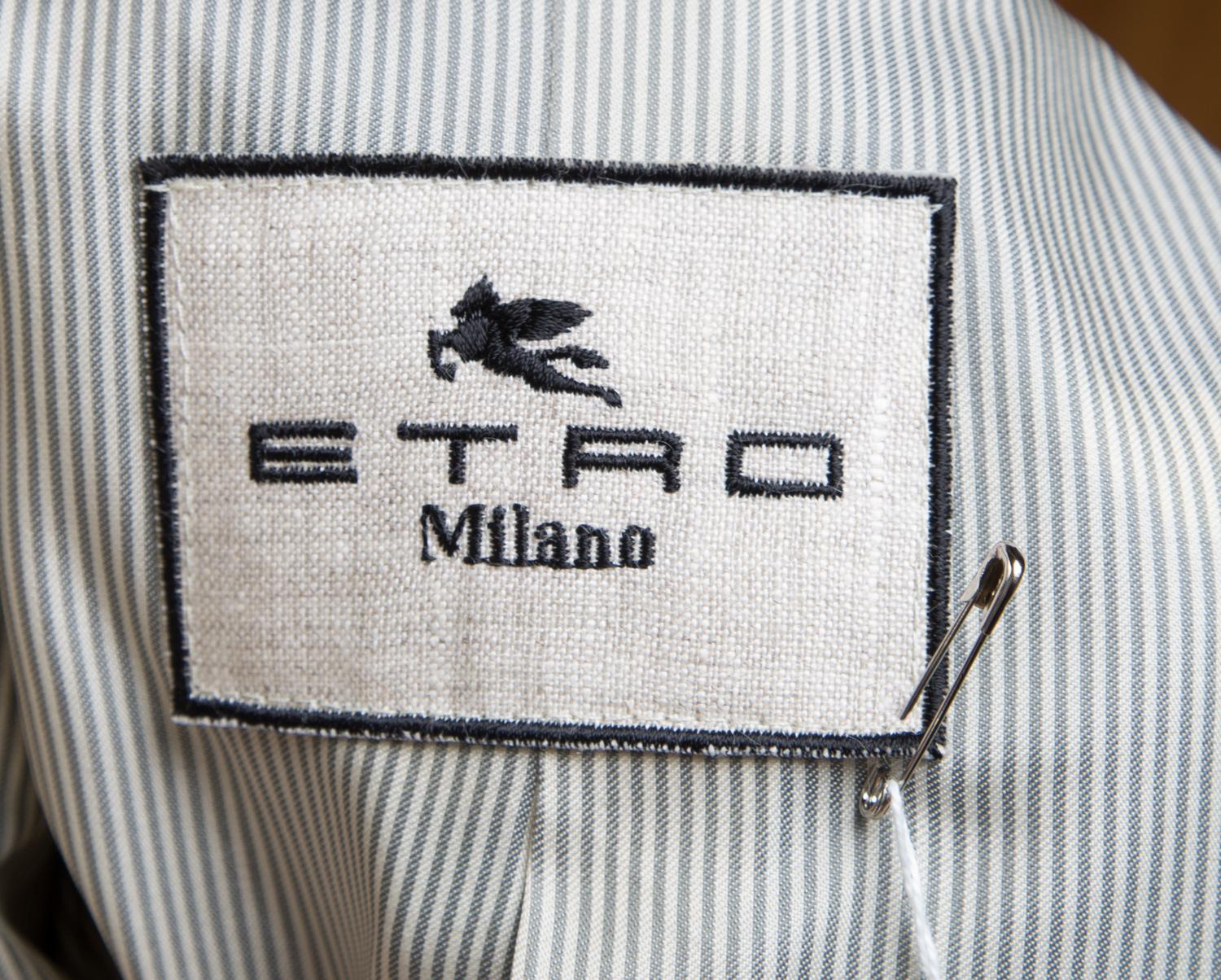 An Etro Multicolor Coat, Size 44.