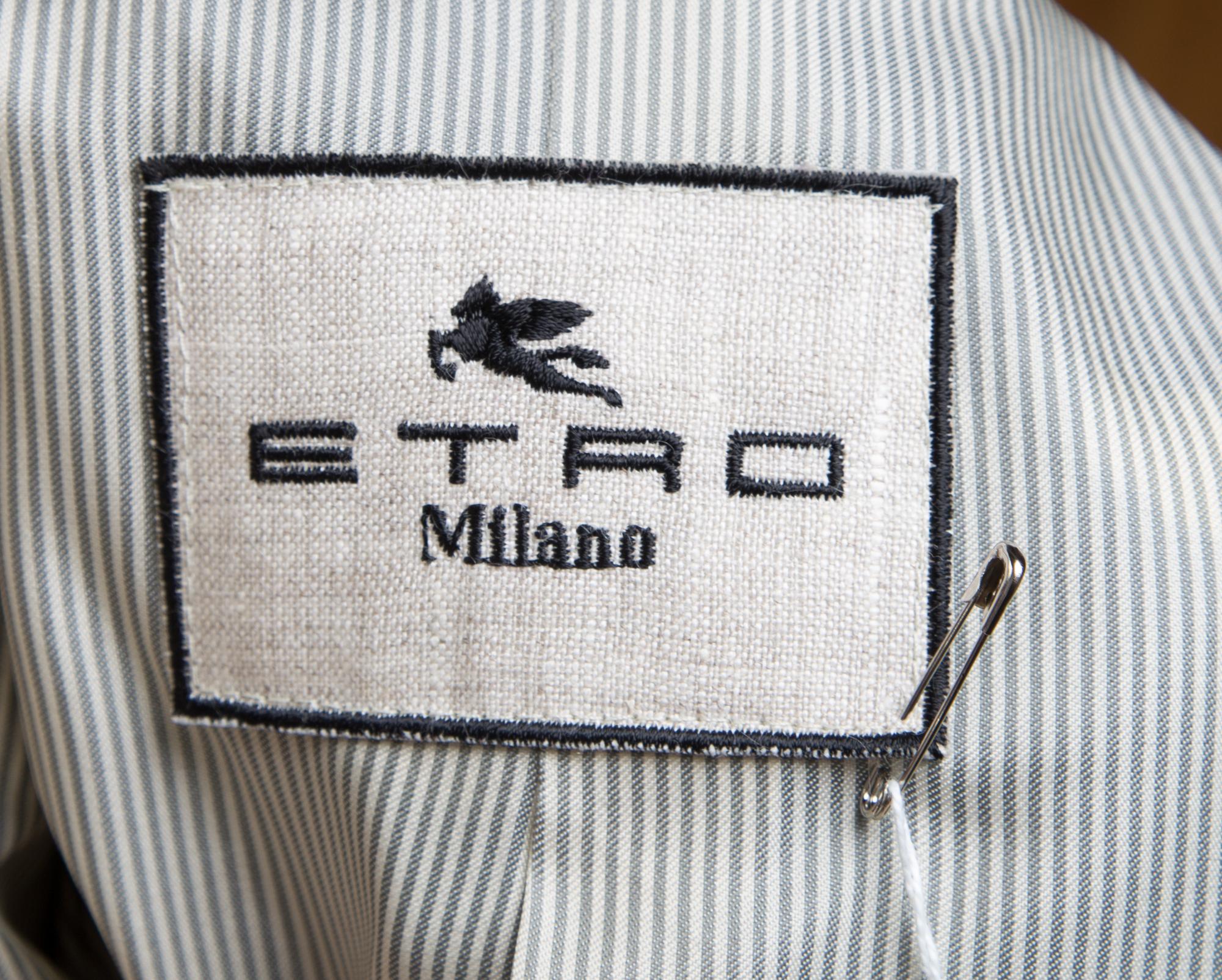 An Etro Multicolor Coat, Size 44.