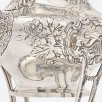 A sterling silver kettle-on-stand Gorham Mfg. Co., Providence, RI, 20th century