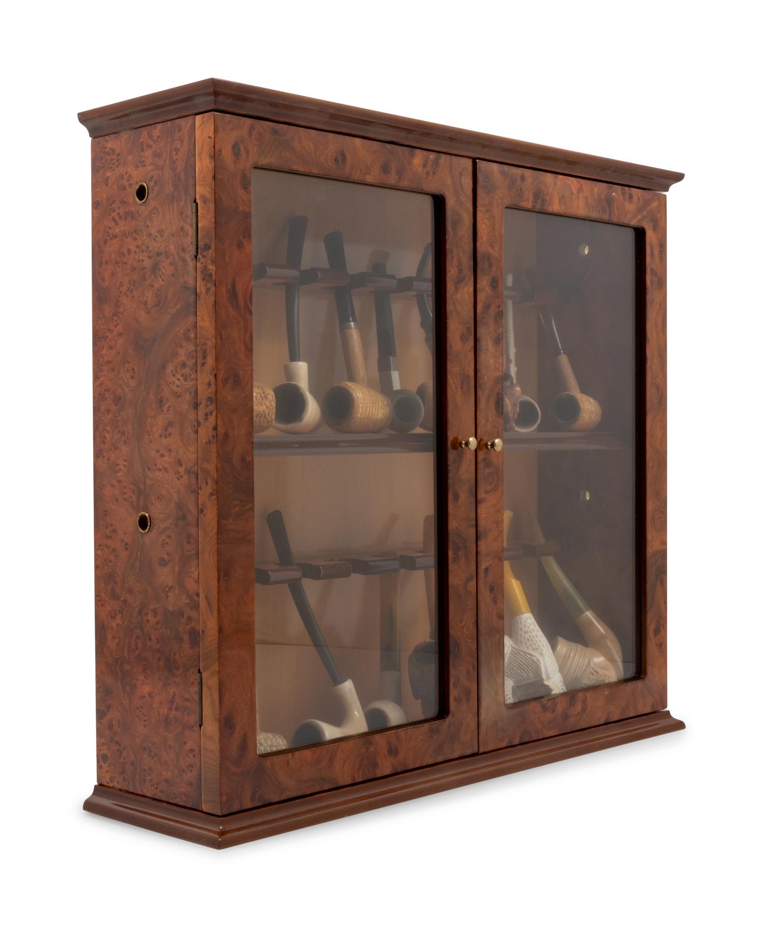 A Collection of Carved Briar Smoking Pipes