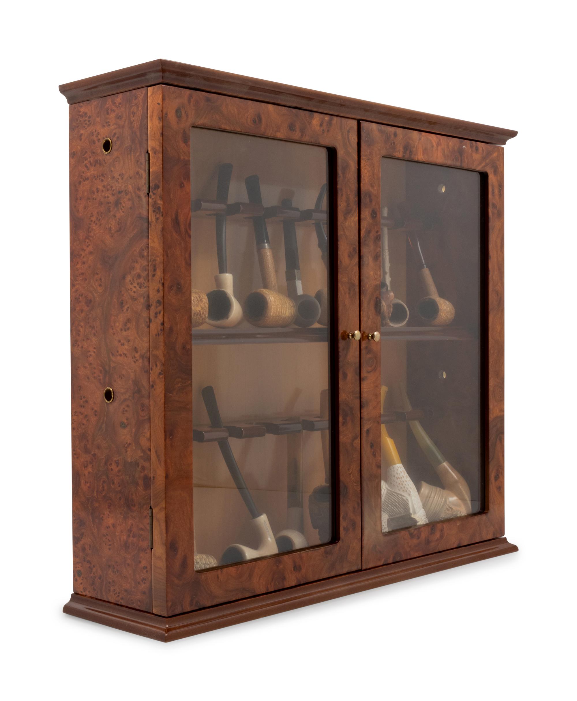 A Collection of Carved Briar Smoking Pipes
