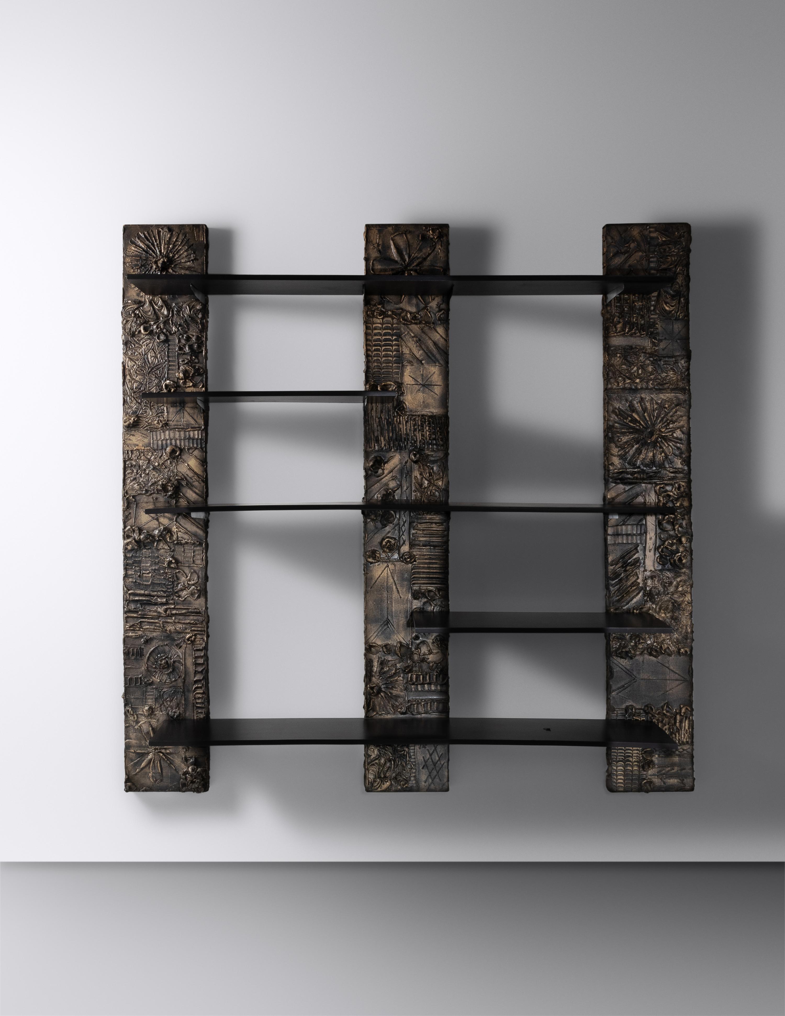 Sculptural Wall Shelves Craft Associates, USA