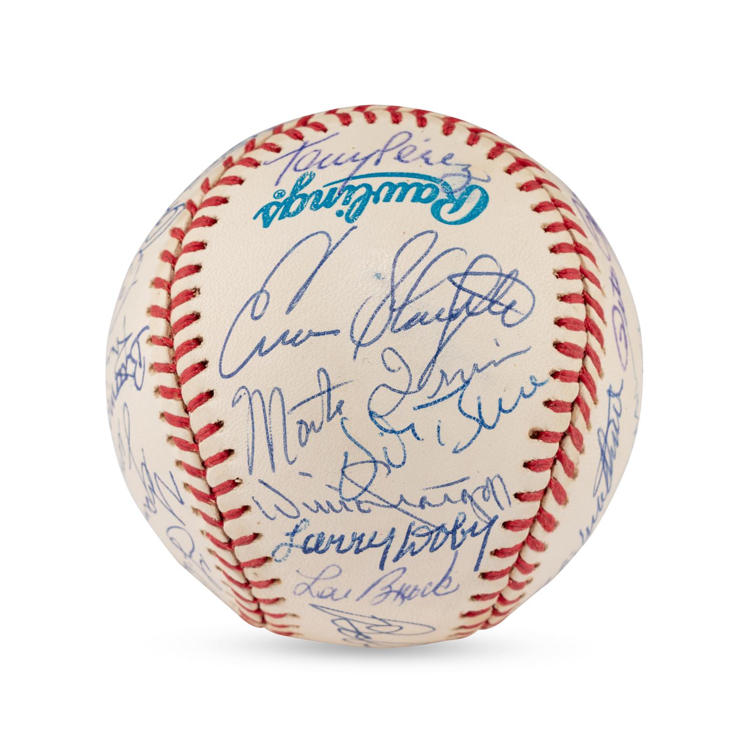 A Hall of Fame and Notables Multi Signed Autograph Baseball (Beckett Authentication Services Letter of Authenticity)
