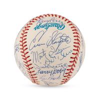 A Hall of Fame and Notables Multi Signed Autograph Baseball (Beckett Authentication Services Letter of Authenticity)