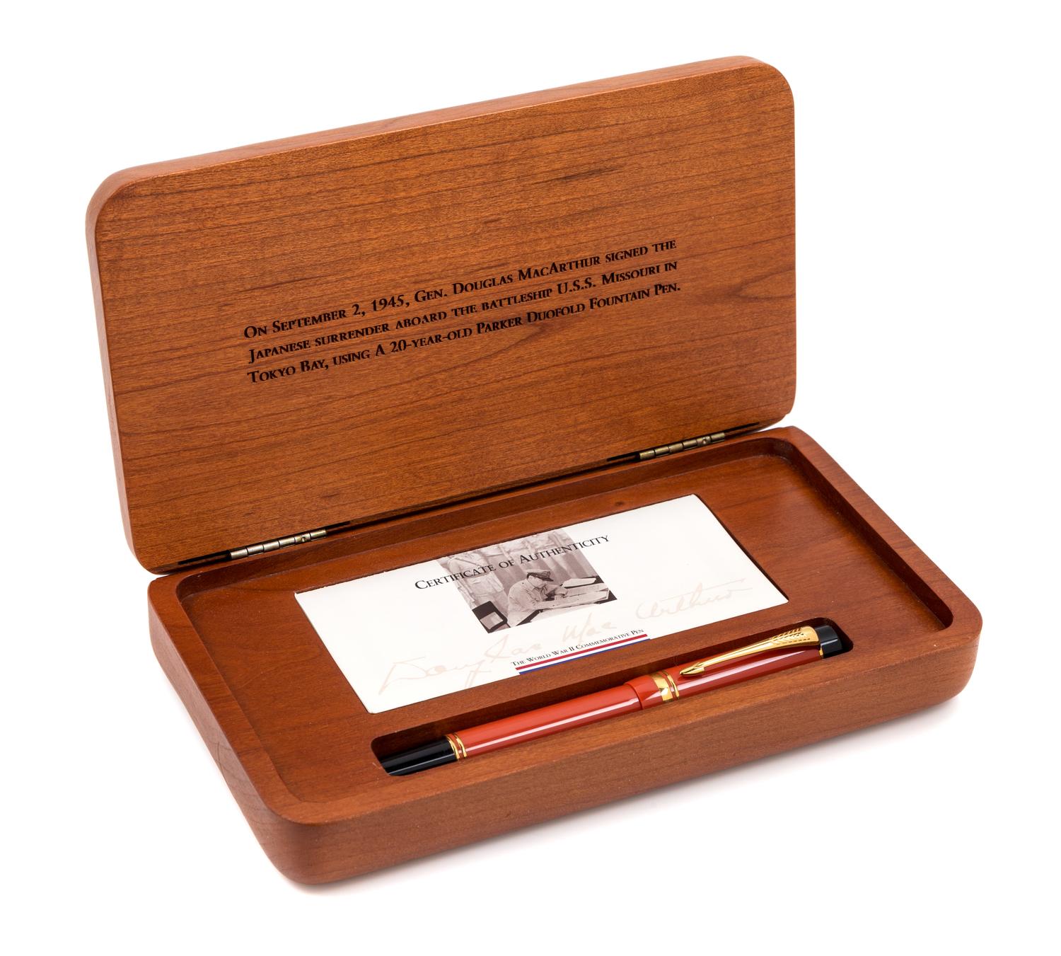 A Parker DuofoldGeneral MacArthur Limited Edition Fountain Pen