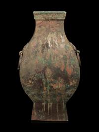 A Bronze Fanghu Vase