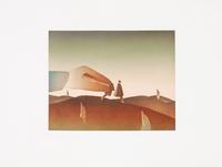 Jean-Michel Folon, (Belgian, 1934-2005), Qui?, 1979