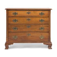 A Chippendale Cherry Chest of Drawers