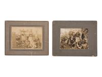 [EARLY PHOTOGRAPHY - SPORTS]. 9 photographs of various sports teams and players, including:
