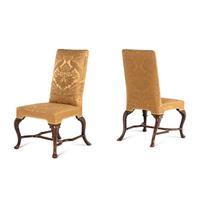 A Pair of George I Walnut Side Chairs