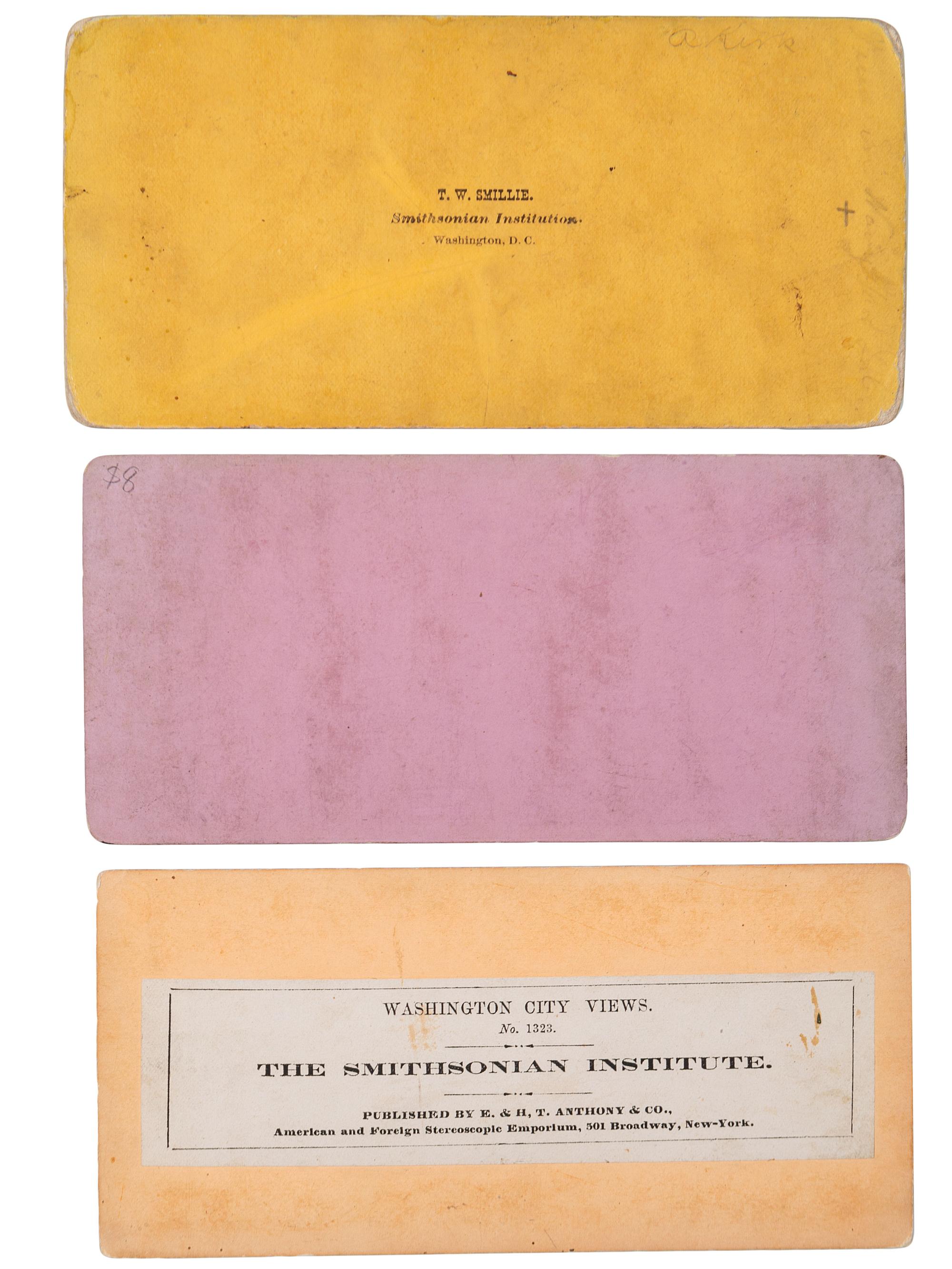 [EARLY PHOTOGRAPHY]. A group of approx. 95 stereoviews highlighted by images of US presidents, views in and around Washington, DC and Mount Vernon, and African American and female subjects.