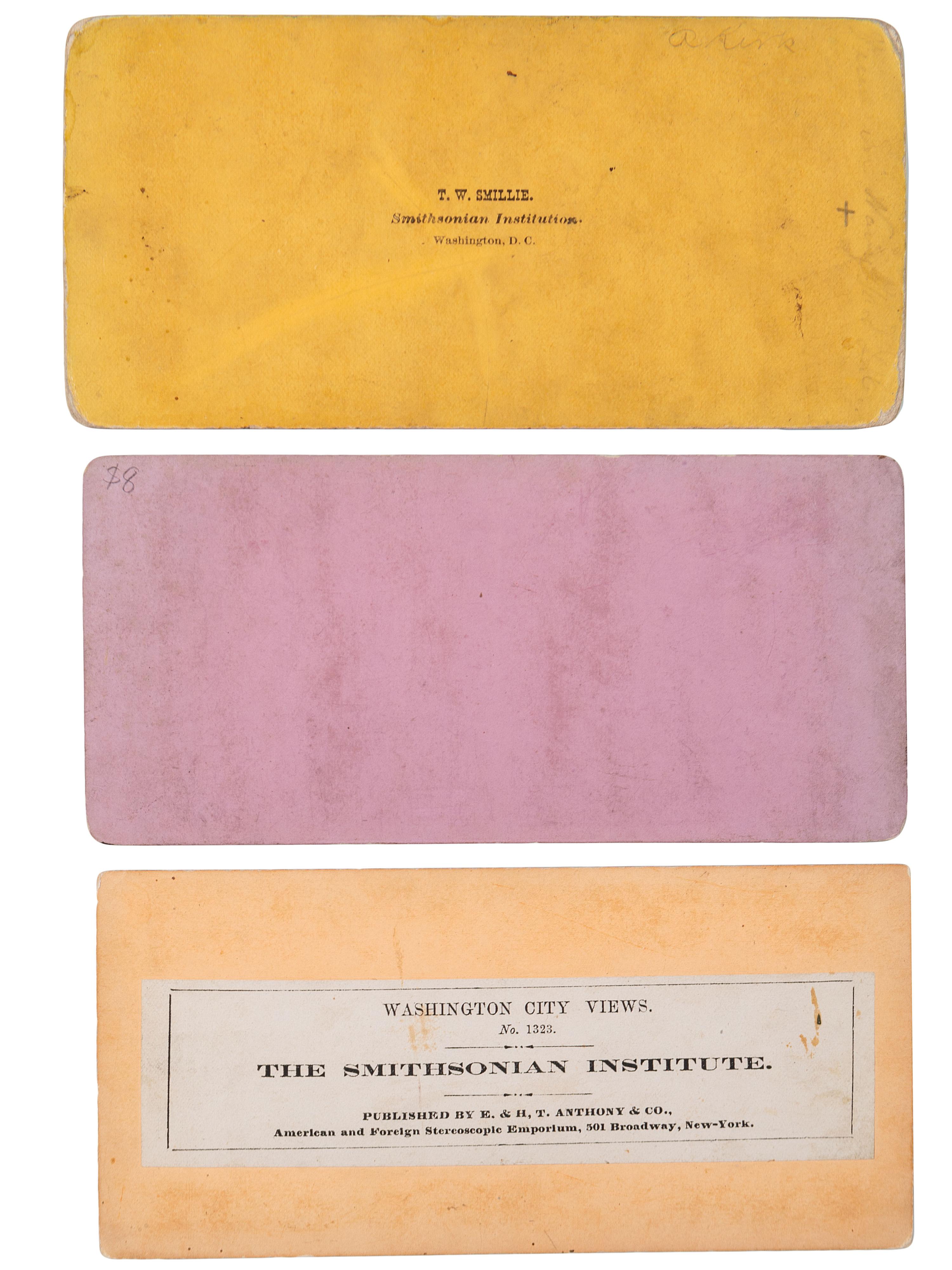 [EARLY PHOTOGRAPHY]. A group of approx. 95 stereoviews highlighted by images of US presidents, views in and around Washington, DC and Mount Vernon, and African American and female subjects.