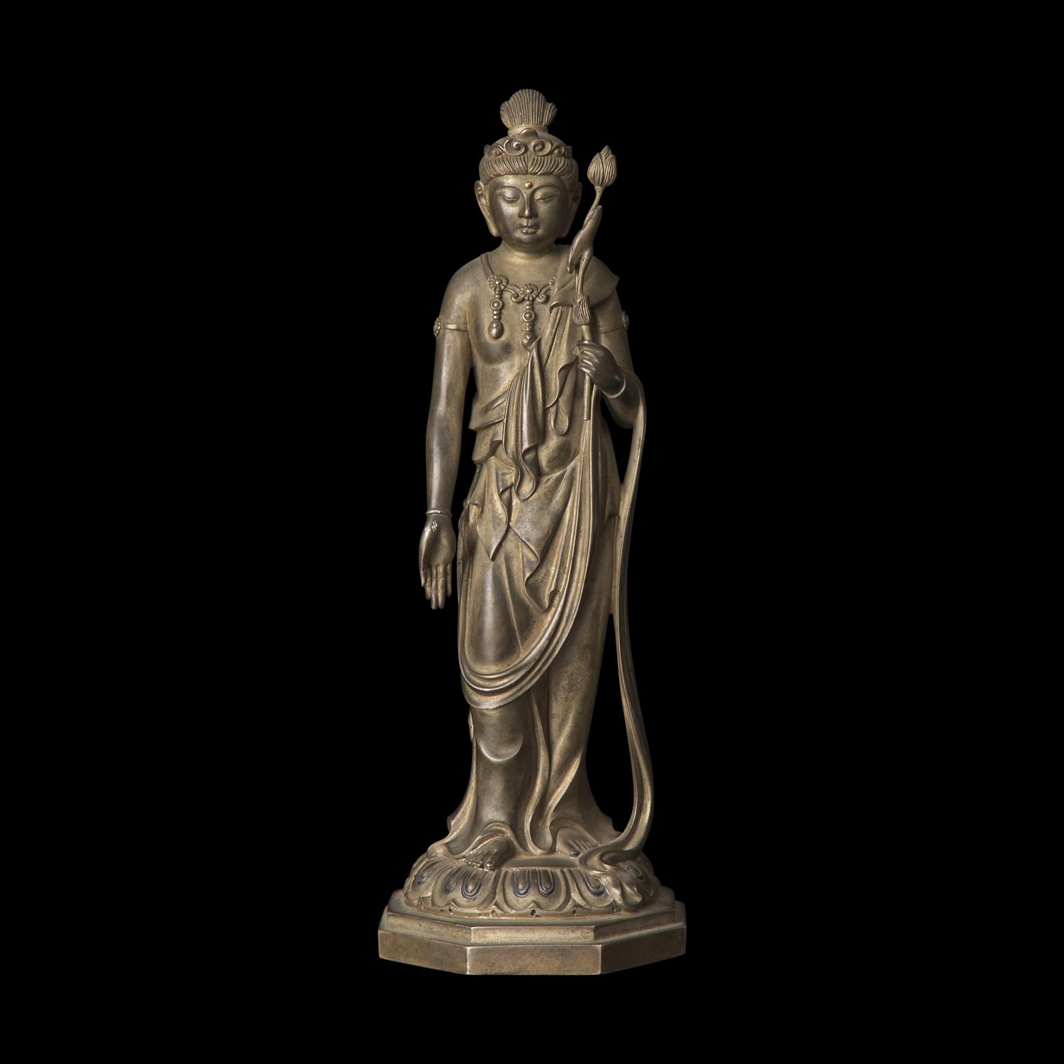 Takamura Koun (Japanese, 1852-1934) 日本高村光雲（1852-1934）製銅觀音立像