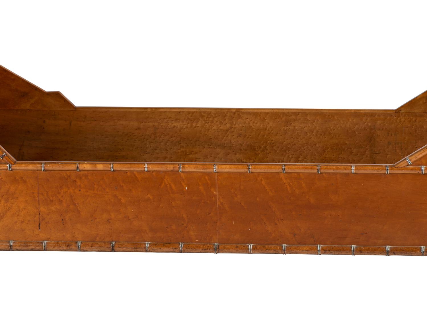 Faux-Bamboo Bedstead and Dresser