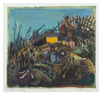 Robert Barnes, (American, b. 1934), Catch of the Day, 2001