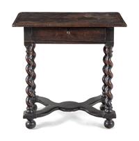 A William and Mary Oak Side Table