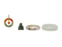 COLLECTION OF JADE JEWELRY