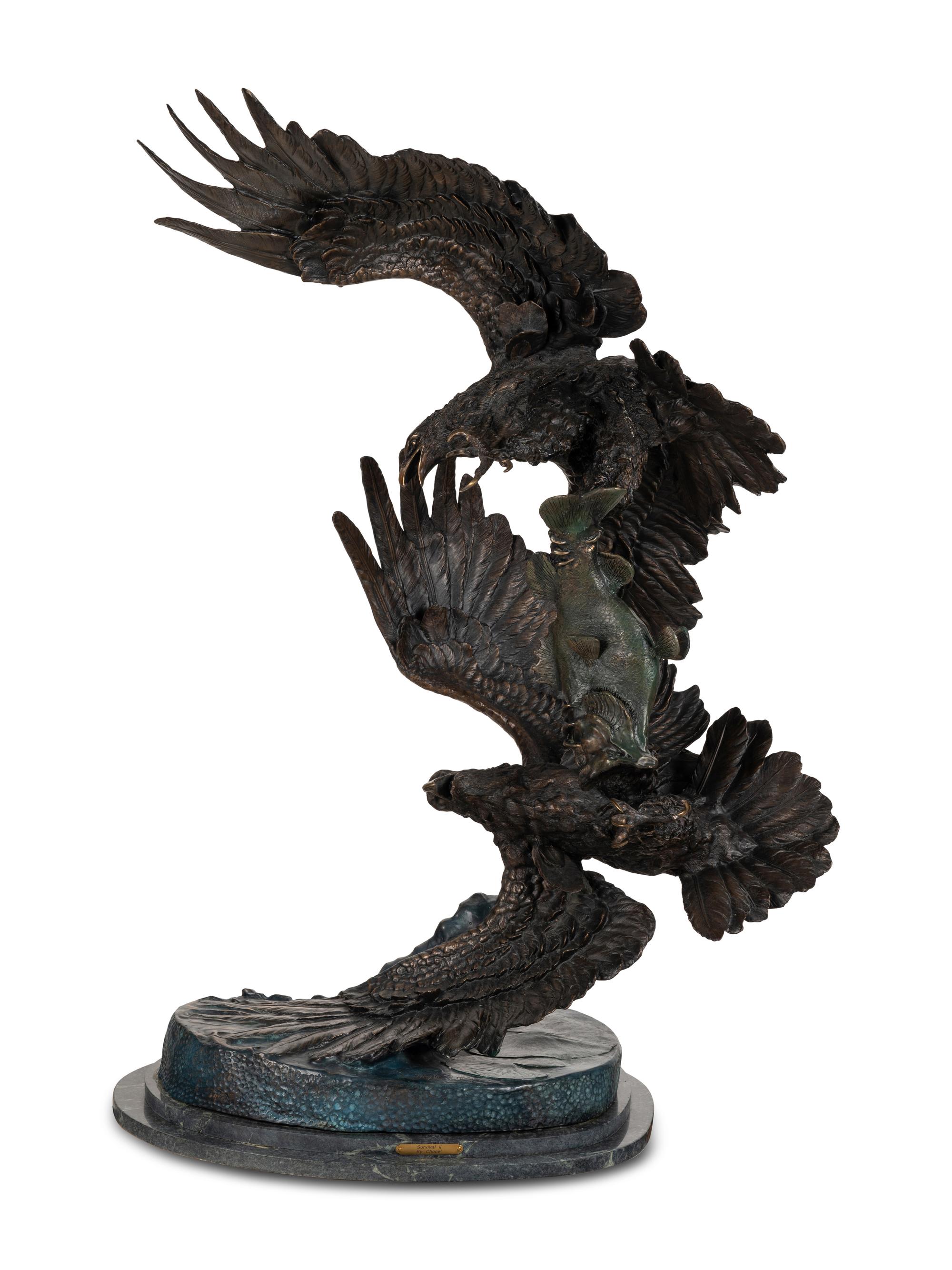 Ed Chope (American, 20th/21st Century) with Custom Wood Pedestal