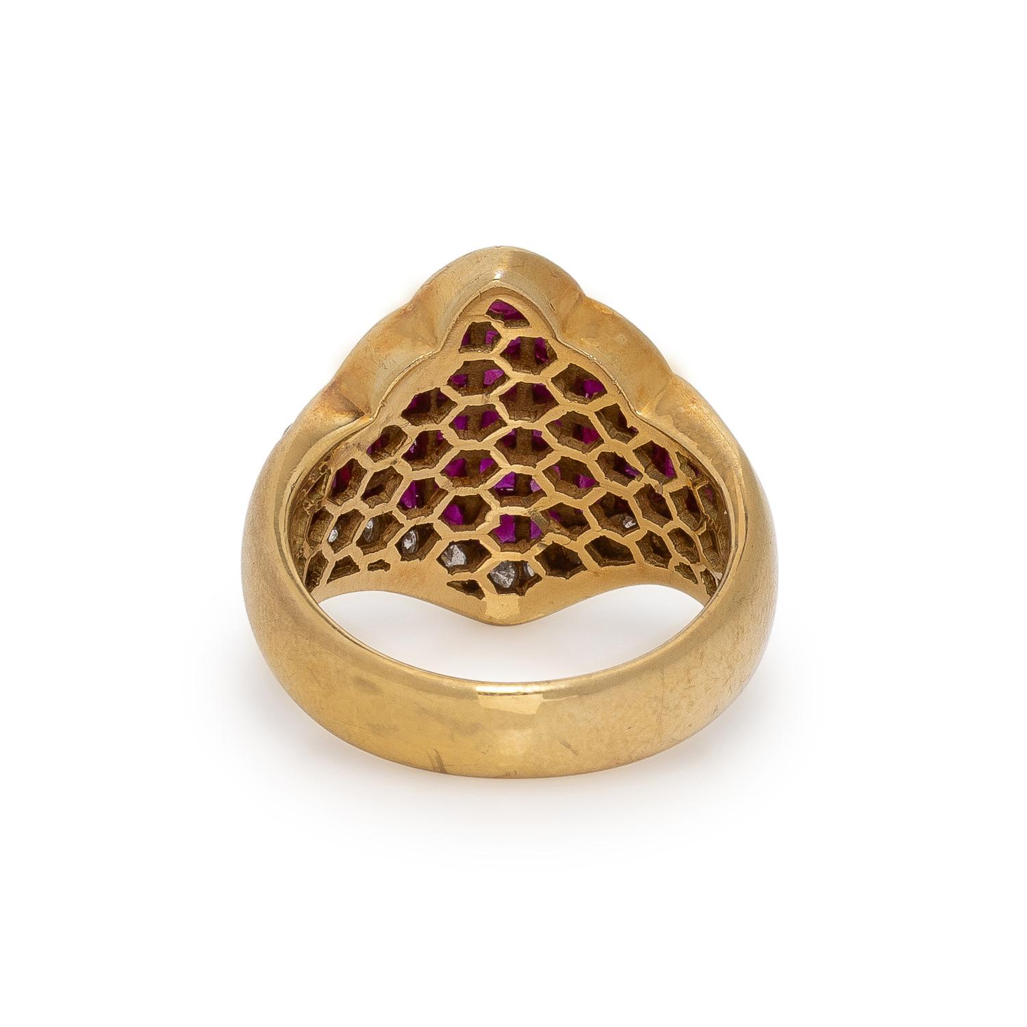 RUBY AND DIAMOND RING
