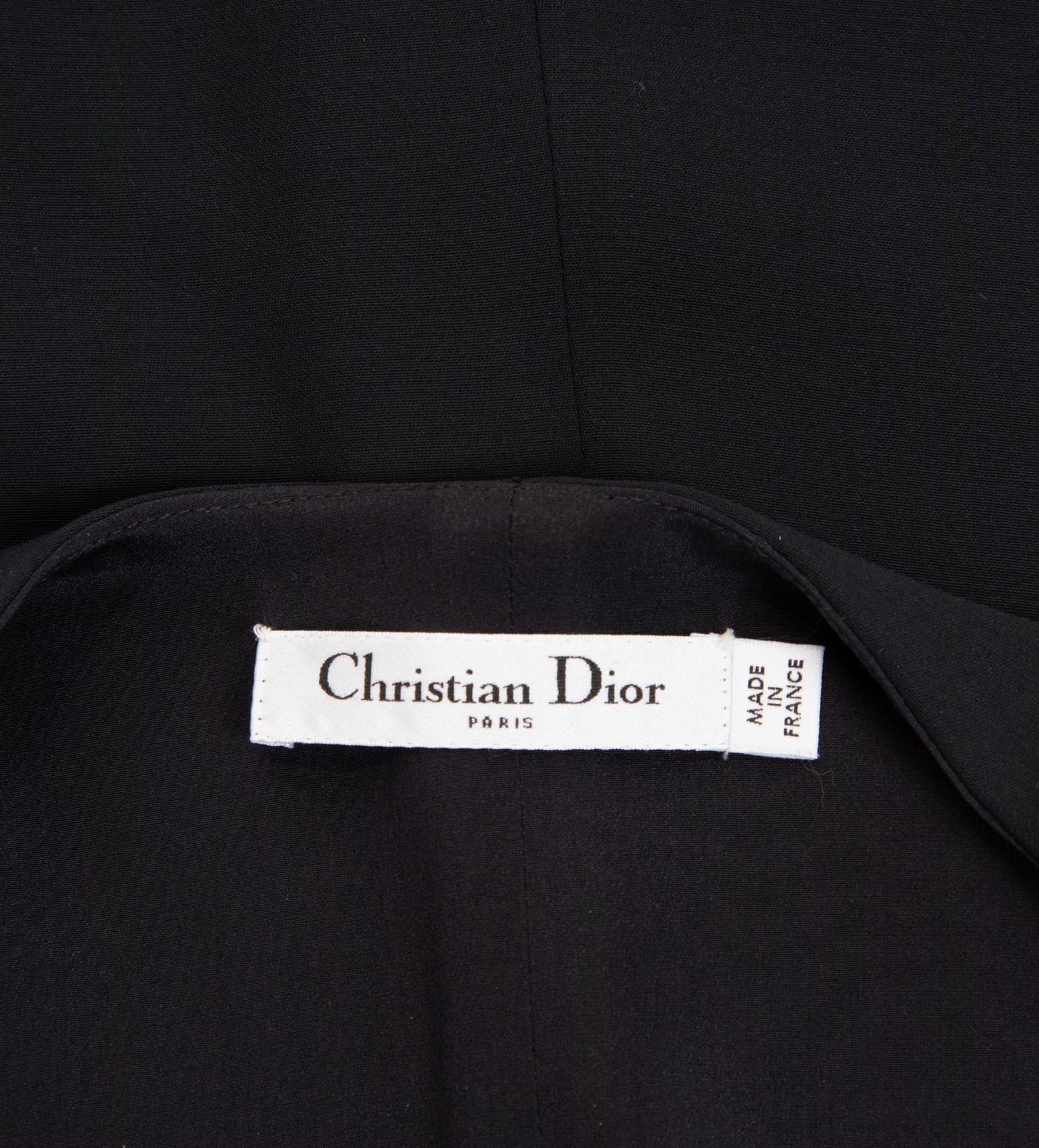 Christian Dior Silk Crepe Button Down Dress