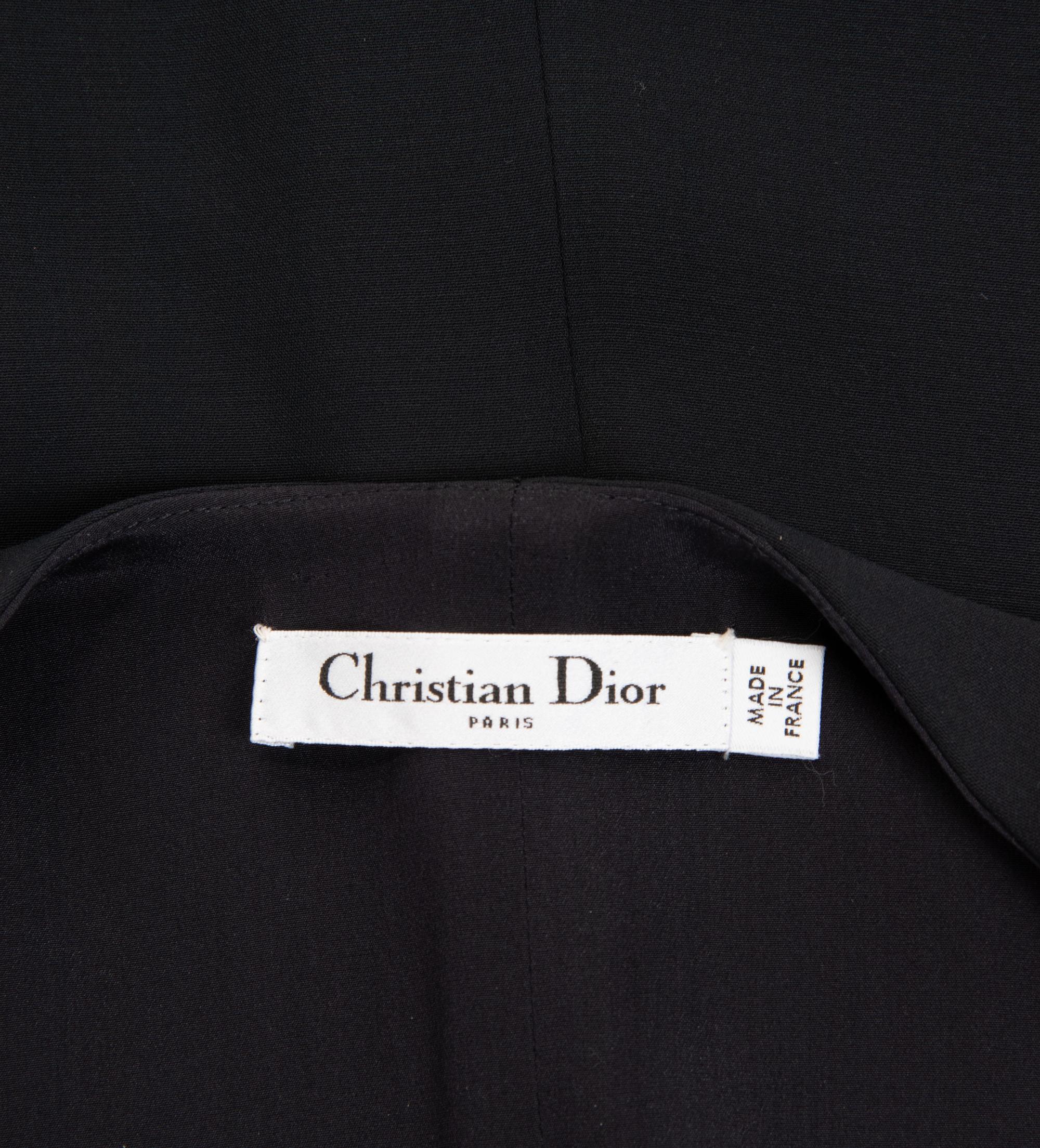 Christian Dior Silk Crepe Button Down Dress