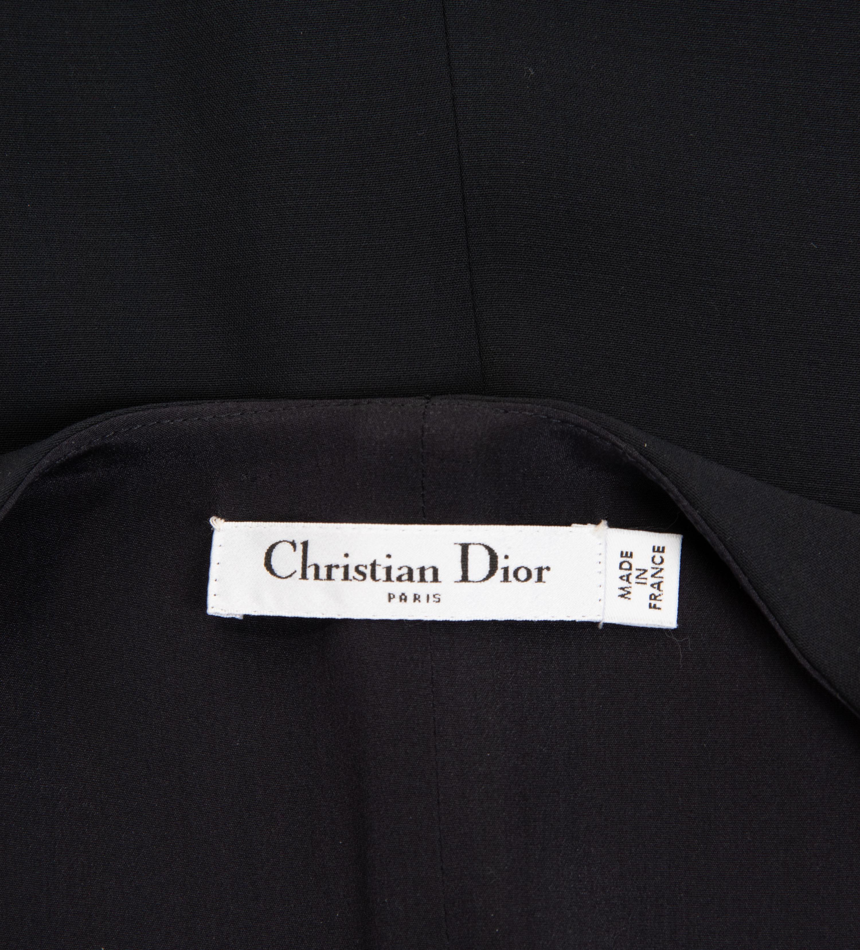 Christian Dior Silk Crepe Button Down Dress