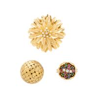 COLLECTION OF YELLOW GOLD AND MULTIGEM JEWELRY