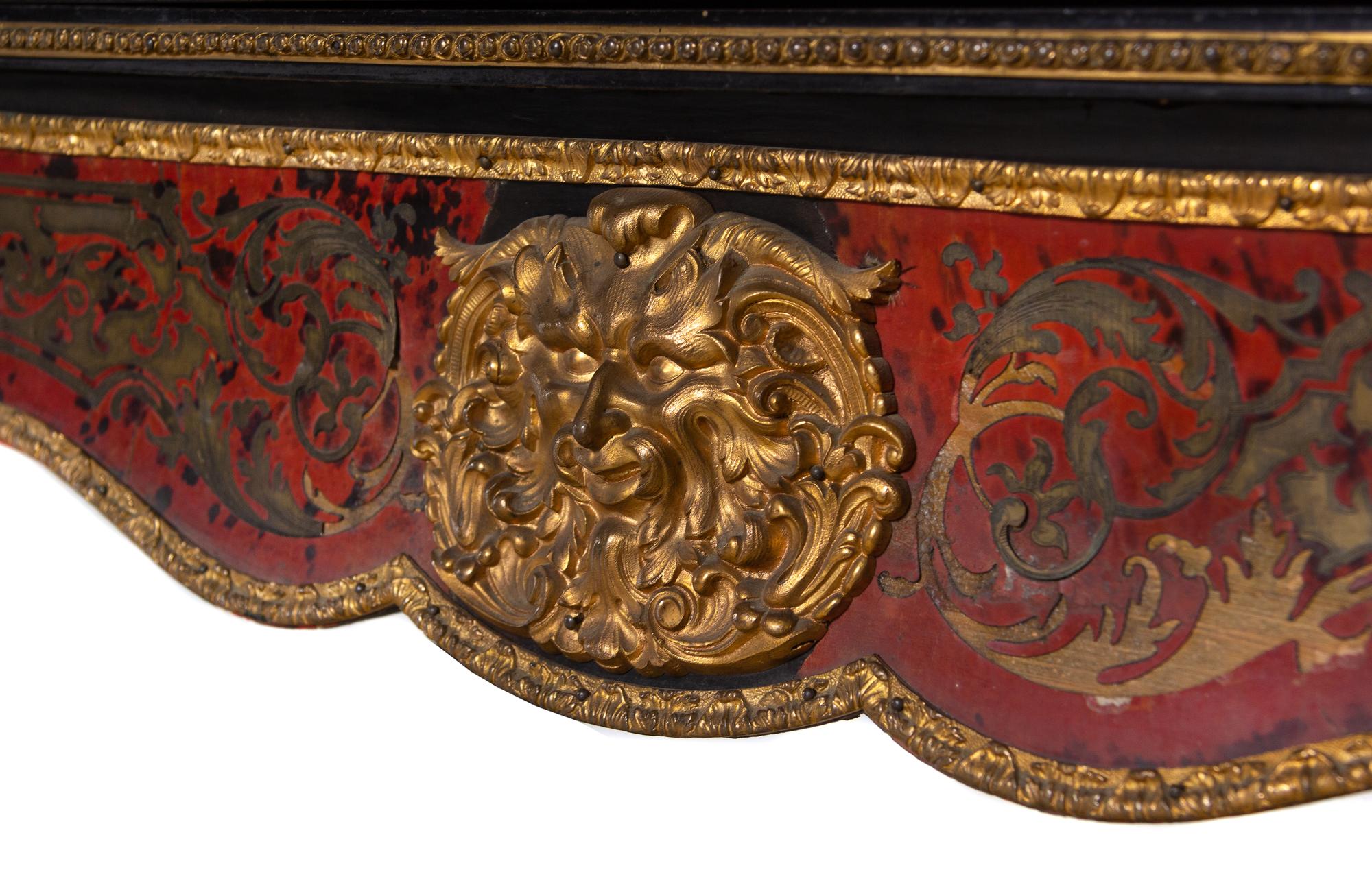 A Napoleon III Gilt Bronze Mounted Boulle Marquetry Game Table
