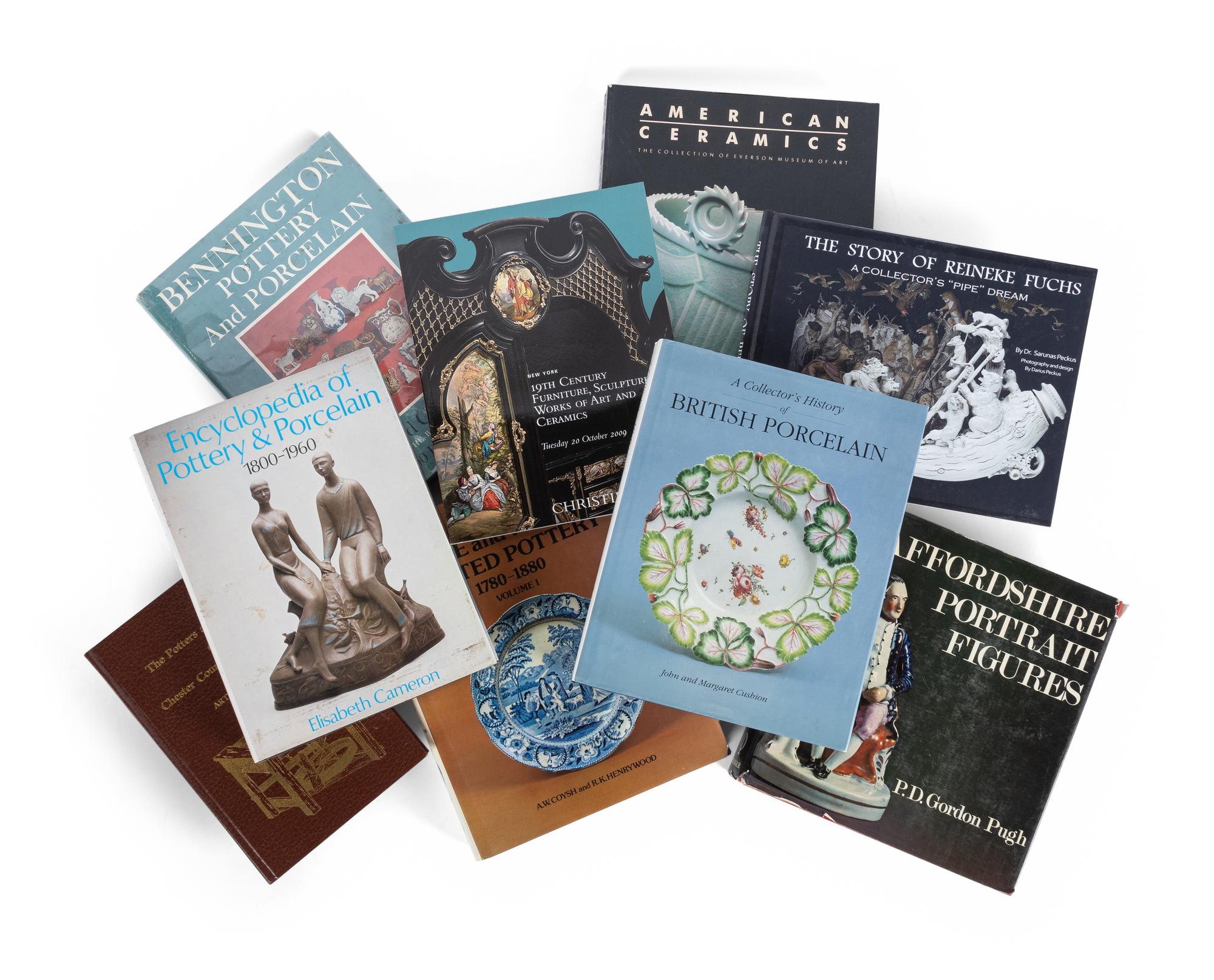 [PORCELAIN & CERAMICS] A Group of Refrence Works and Auction Catalgoues about Porcelain and Ceramics