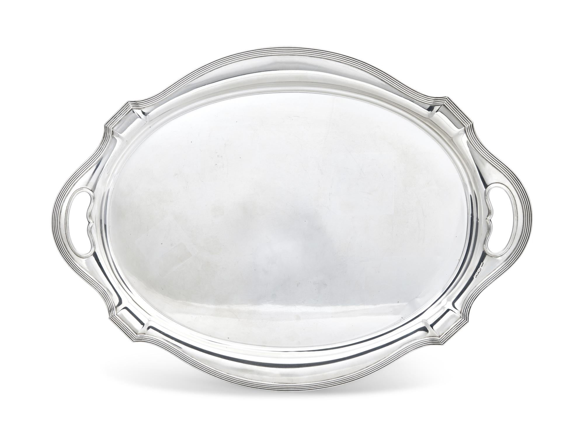 An American Silver Serving Tray