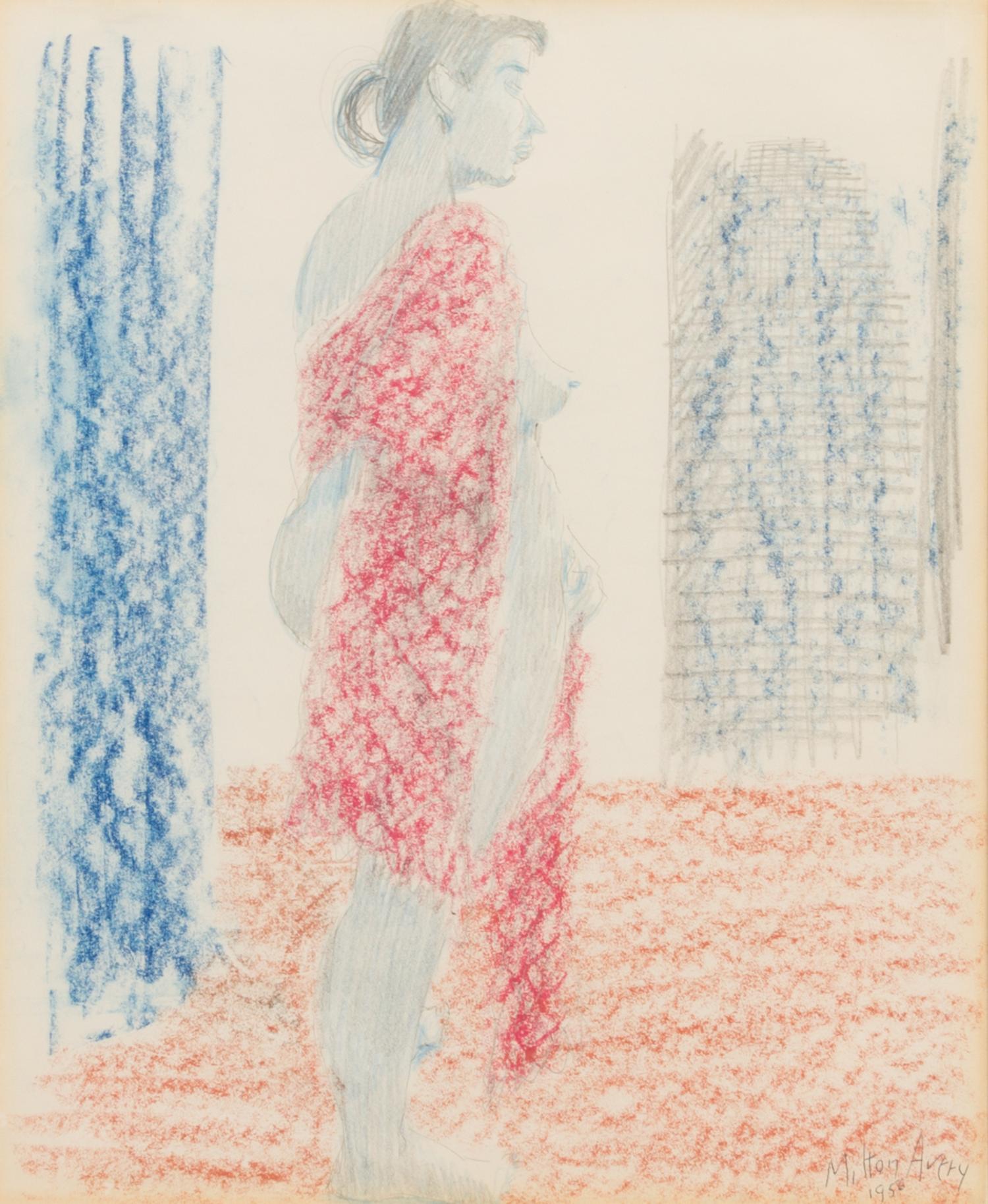 Milton Avery, (American, 1885-1965), Red Shawl, 1956