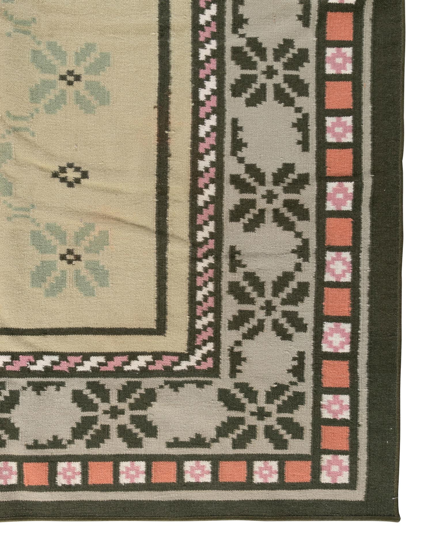 A Dhurrie Flatweave Rug