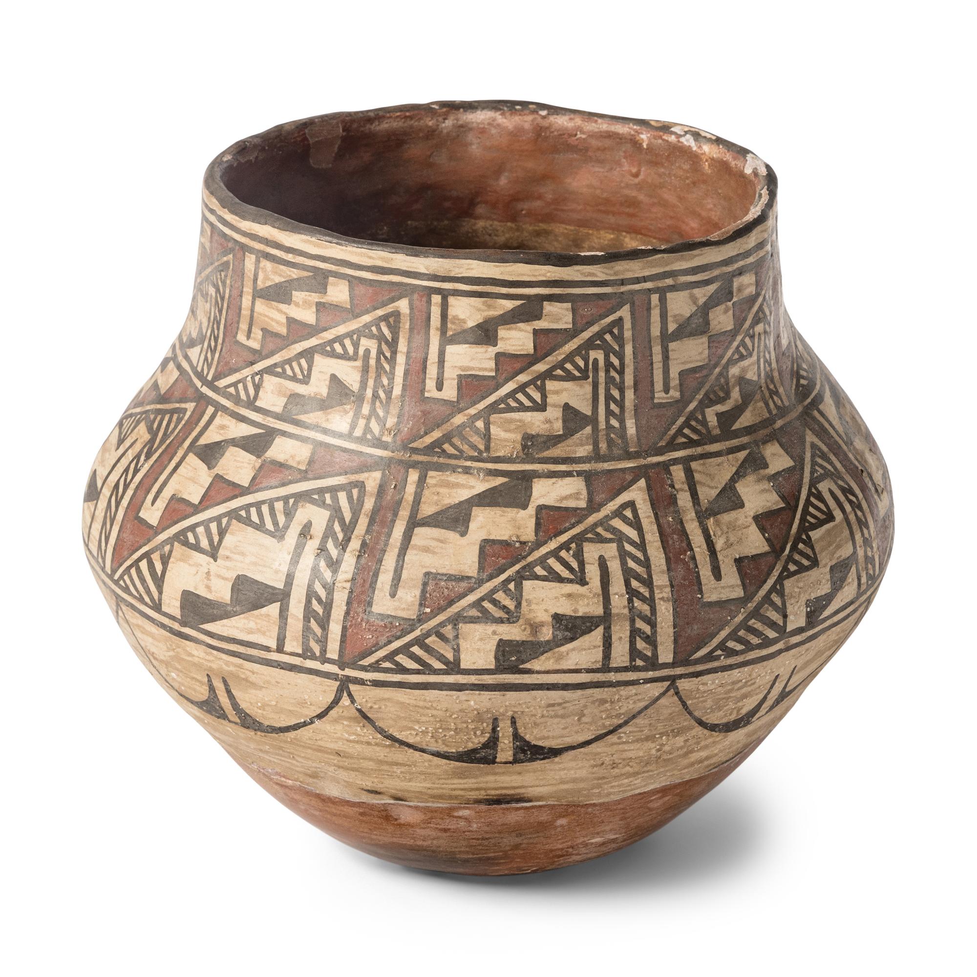 Zia Polychrome Pottery Jar