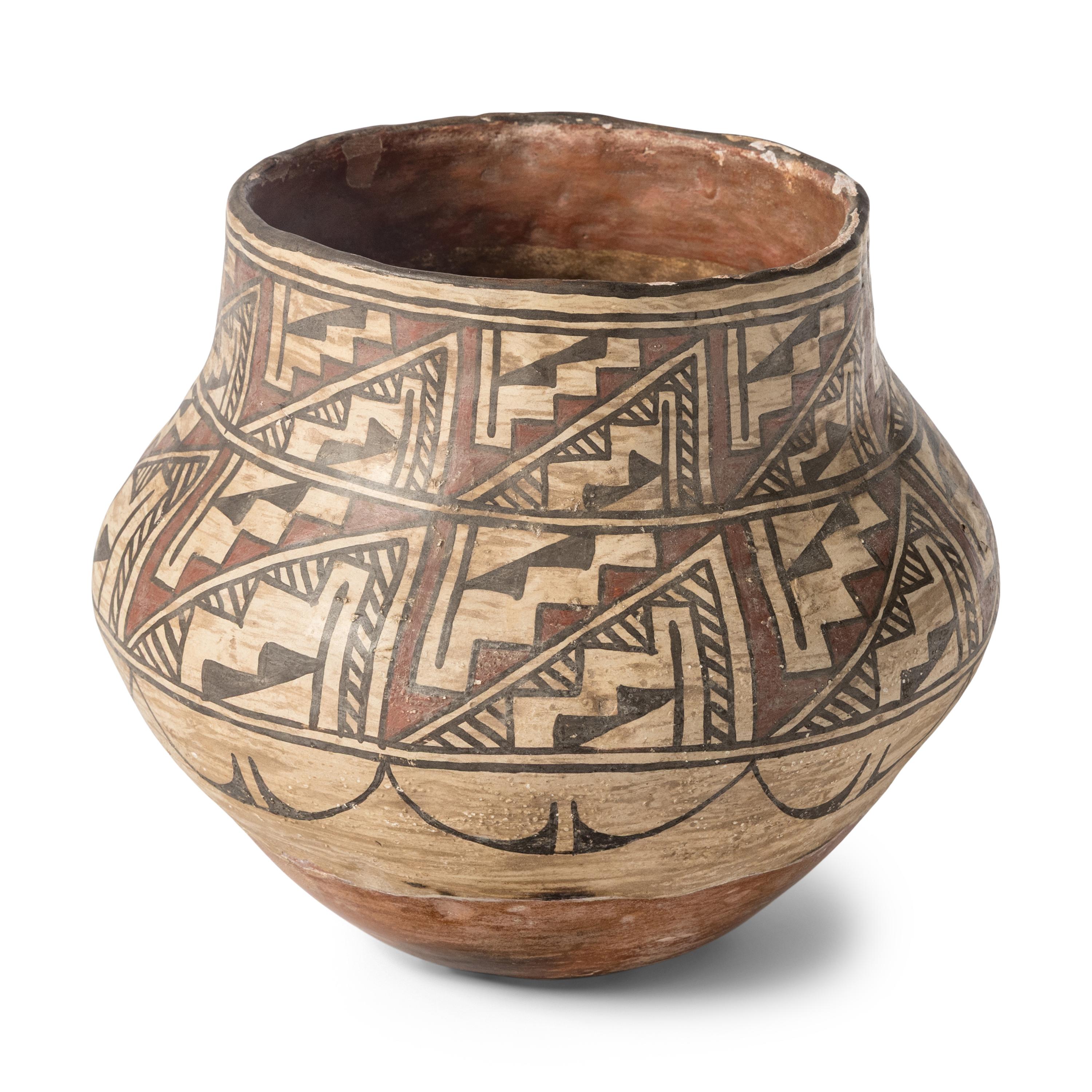 Zia Polychrome Pottery Jar