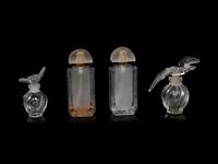 Four Lalique Perfume Bottles