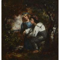 Narcisse Virgile Diaz de la Peña (French, 1808-1876) — Paul et Virginie