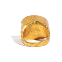A Roman Gold and Onyx Finger Ring with a Portrait Head of the Goddess Diana
