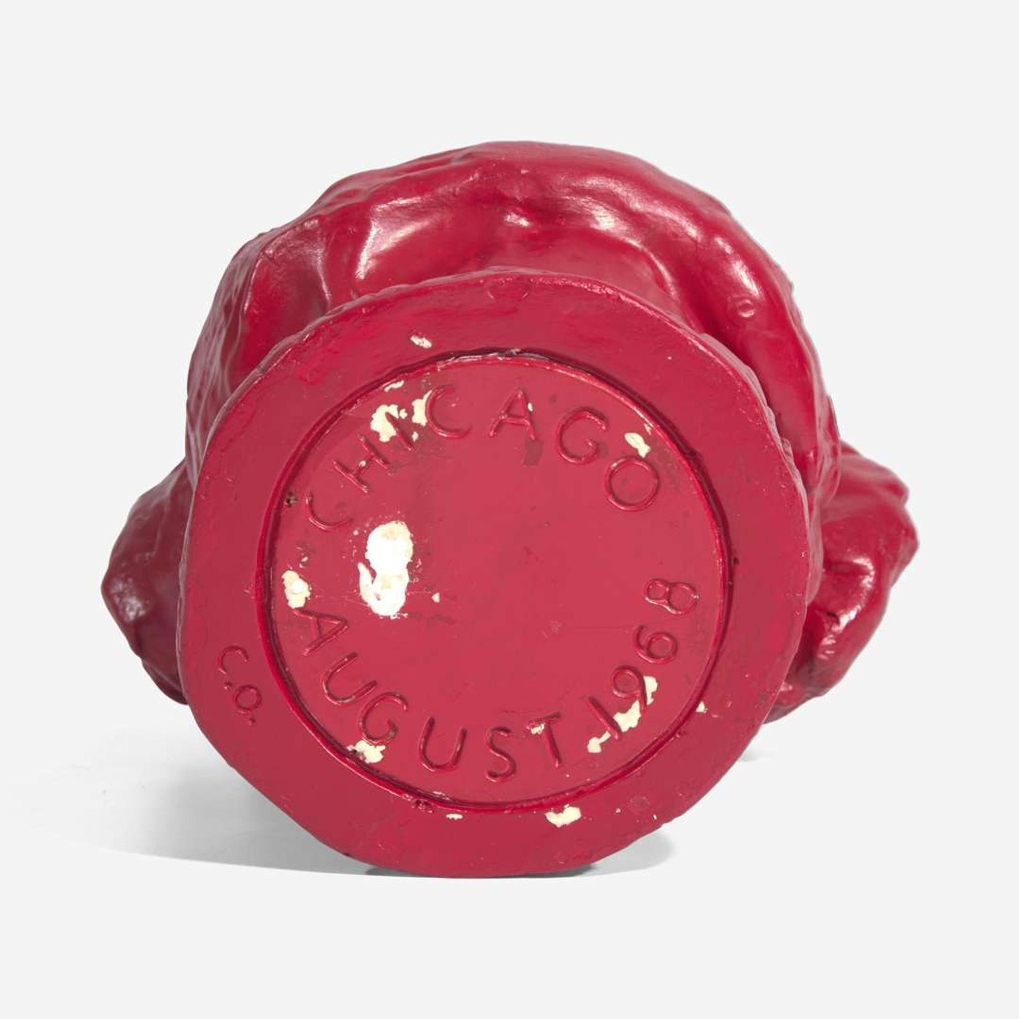 Claes Oldenburg (American, 1929-2022) Fire Plug Souvenir - "Chicago August 1968"