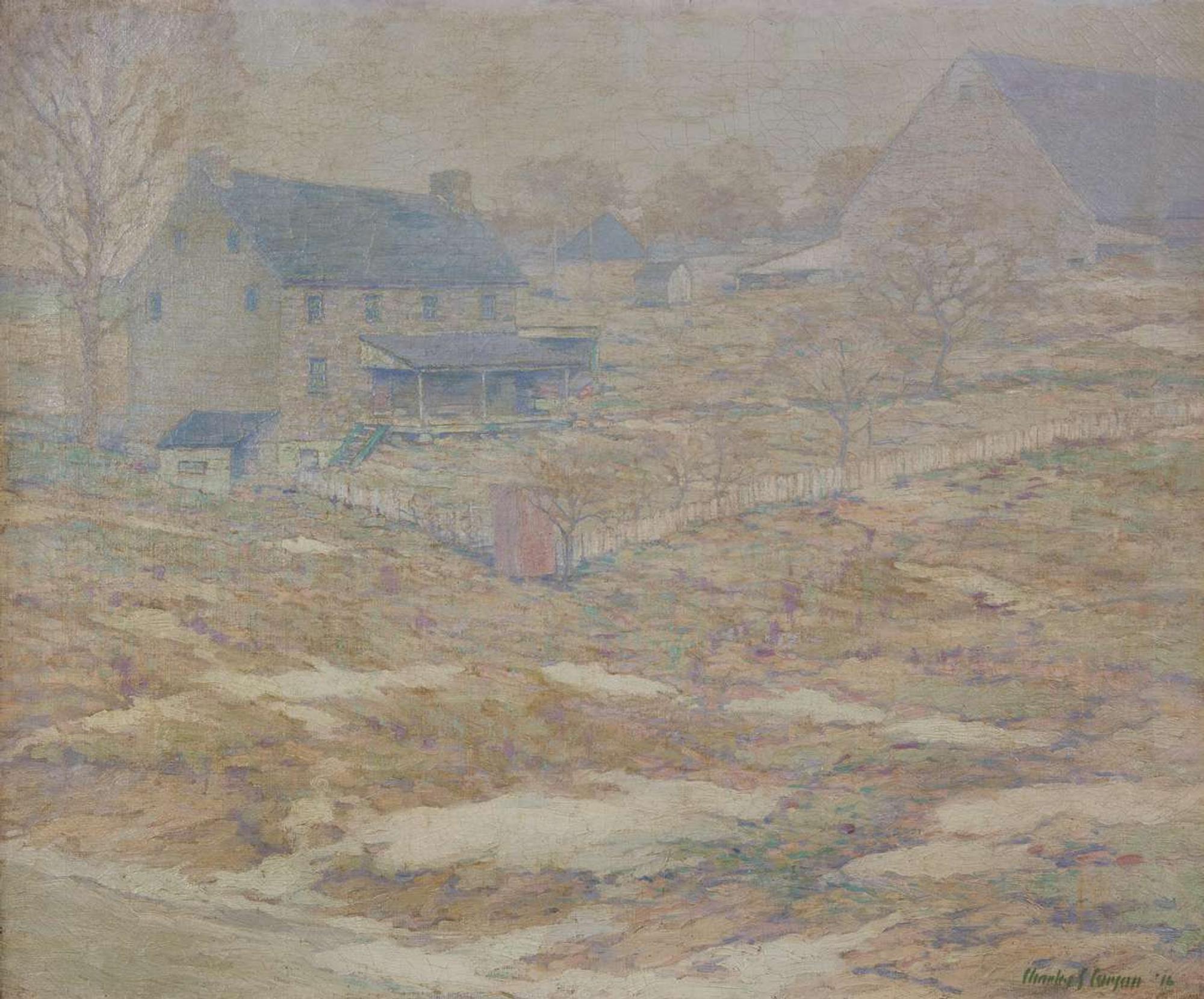 Charles Schell Corson (American, D. 1921) - Easter Morning