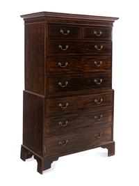 A George III Mahogany Chest-on-Chest