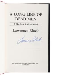 BLOCK, Lawrence (b. 1938). A group of 6 works by Block, ALL FIRST EDITIONS, ALL SIGNED OR INSCRIBED, comprising: