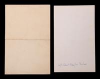(History) Reproduction of a handwritten letter by King George V dated April, 1918.