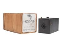 [CAMERAS]. Original Kodak Camera, 1888 previously owned by Beaumont Newhall, MOMA's first Director of Photography.