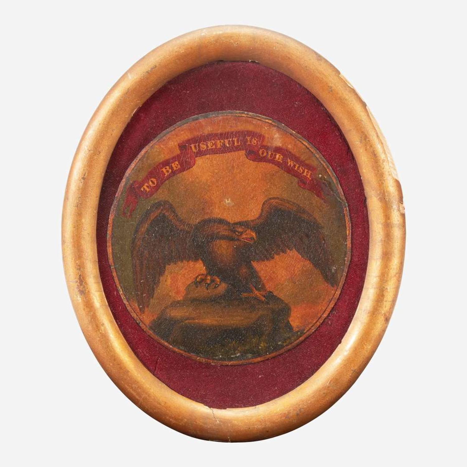 A Resolution Hose Company motto Philadelphia, PA, first half 19th century