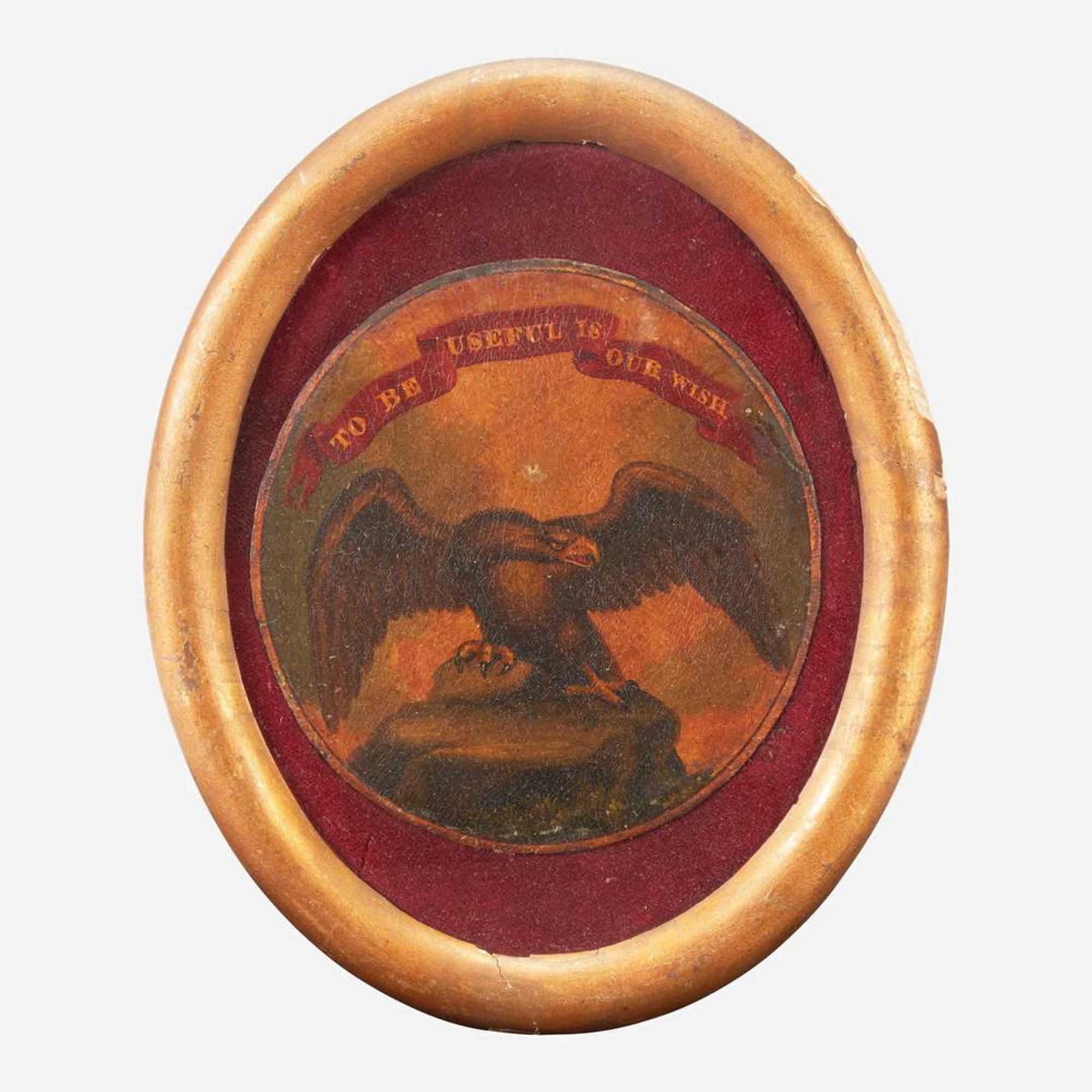 A Resolution Hose Company motto Philadelphia, PA, first half 19th century
